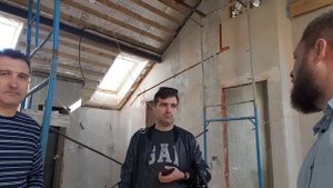 Дровяные камины в доме. ( 1 встреча с субподрядчиками на объекте)