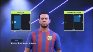 FIFA 22 Dani Alves Pro Clubs Creation