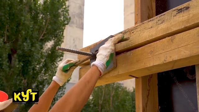 Аэросъёмка строительства жилого дома. смотреть онлайн