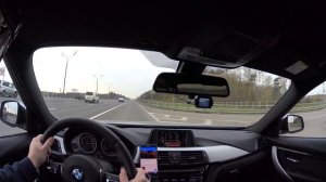 #BMW F30 GUIDE #5 БМВ Ф30 - 237 км/ч по GPS - 23.10.2016 #Yxmbl