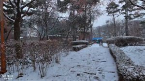 Walk In The Snow Seoul Old Streets and Little Snowmen
