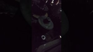 Где находится контрольный болт (заглушка) установки ремня ГРМ на Митсубиси 4g64