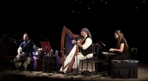 Alizbar /Amin Varkonyi /Anna Baturova - Dance of unicorns / Танец единорогов / celtic harp /hang