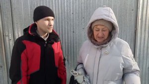 Выход из спецприемника на Уральской, 11а. Отбыл административный арест за участие в акции 23 января