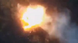 РСЗО ВСУ «Буран» (аналог «Урагана») перешла в парообразное состояние со множественными вспышками