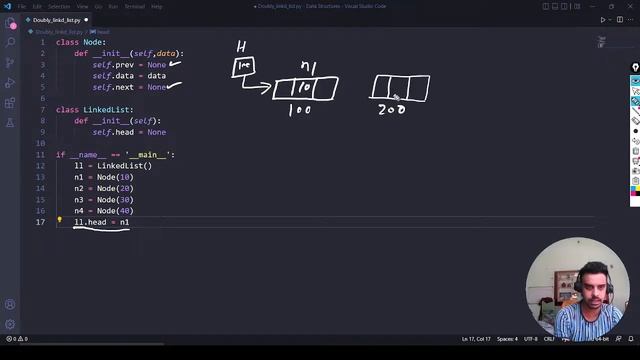 #12:- Doubly Linked List in Python | Data Structures in Hindi