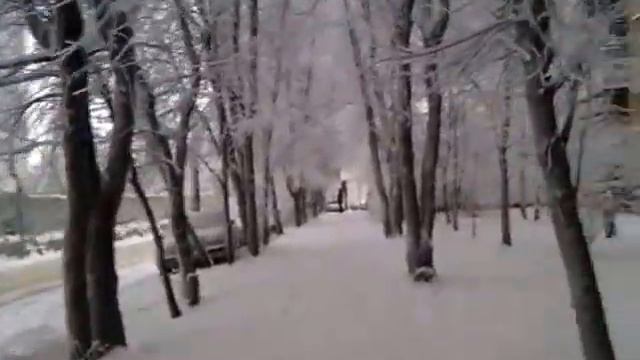 Снежная Зима в Саратове