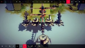 Besiege: Вертолет. Соосная схема 2 "Управляемость и шасси"