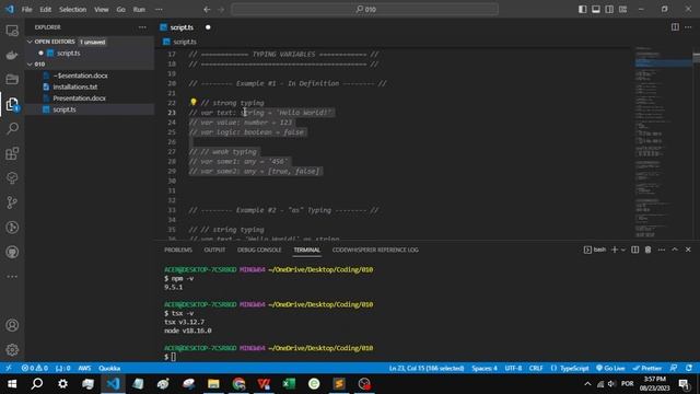 #010 - TSX, Tipagem Forte de Variáveis e Record / Typescript смотреть онлайн
