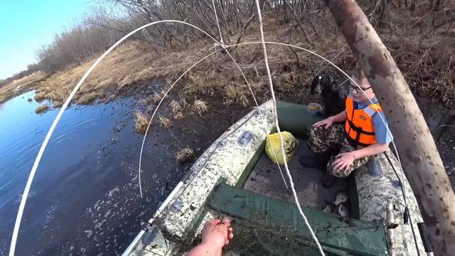 Сколько в этой луже карася !!Рыбалка на подъёмник.ХМАО.