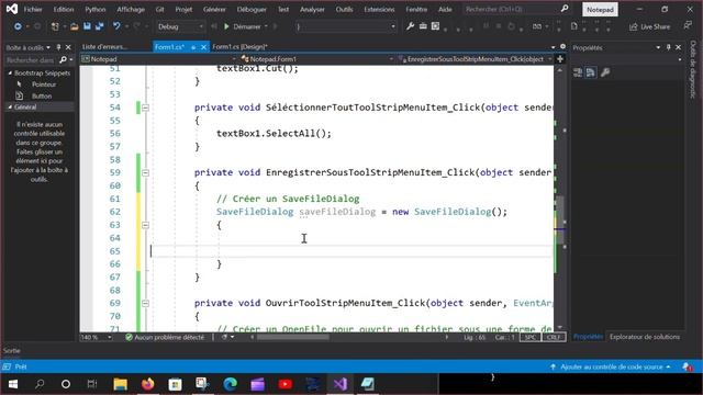 Créer un EXE en C#
