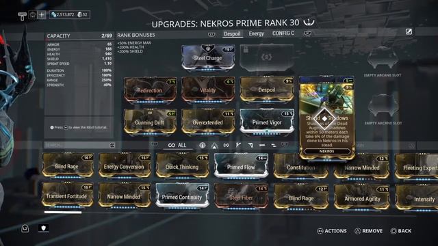 Warframe: Nekros Builds 2018 смотреть онлайн