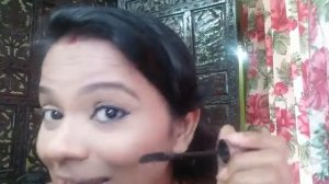 navarathri makeup in blue day 4