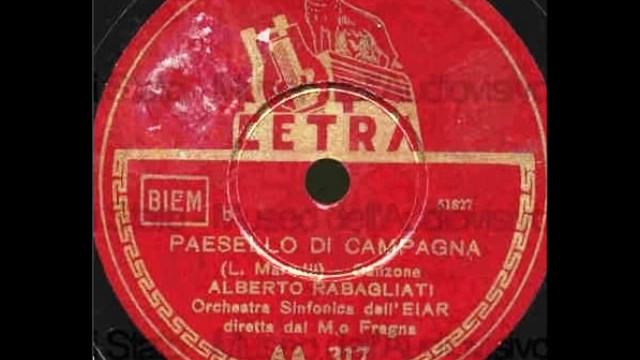 Alberto Rabagliati - Paesello di campagna смотреть онлайн