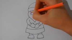 Как ПРОСТО нарисовать ДЕДА МОРОЗА, рисунки для срисовки/626/How TO simply draw SANTA CLAUS