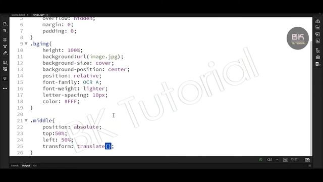 Create Coming Soon Page  Using JavaScript by #BKTutorial