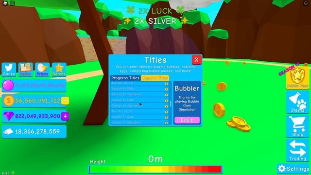 ВЫБИЛ СЕКРЕТКУ?! БУСТ ПОДПИСЧИКА В СИМУЛЯТОРЕ ЖВАЧКИ В РОБЛОКС! BUBBLE GUM SIMULATOR ROBLOX смотреть онлайн