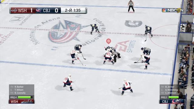 NHL 17 Вашингтон Против Коламбус