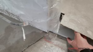 Как ровно выровнить пол финишным ровнителем | установка маяков | заливка пола