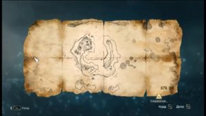 Assassin's Creed 4. Поиск сокровищ. Координаты 679,381 Камберленд Бэй.
