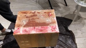 Тумба с помойки Переделка тумбы Лучшее средство для снятия старого лака