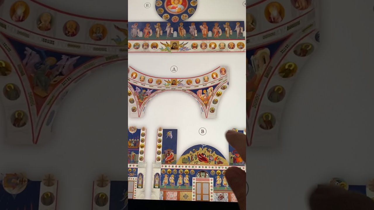 Эскиз храмовой росписи