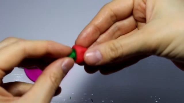 Маленькие продукты. Лепим мини овощи. Морковка, баклажан, перец, кукуруза и капуста брокколи смотреть онлайн