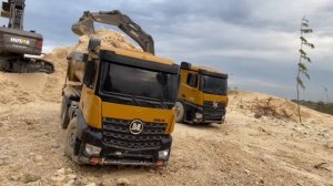 { Unleash the power of the Huina Excavator 1593: the best RC construction! } ~Part10