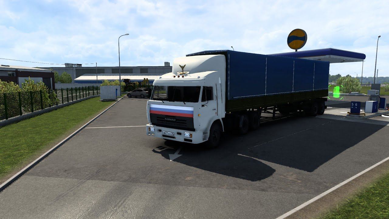 Катаемся на Камазе из сериала дальнобойщики. Euro truck simulator 2 Стрим смотреть онлайн