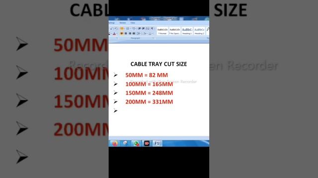 cabletray formulas #cabletray