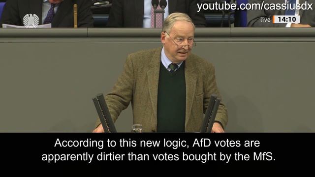 Thuringia government crisis: AfD leader Alexander Gauland Bundestag speech, English subtitles смотреть онлайн