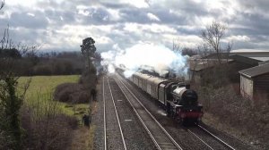 45699 'Galatea' On The Cotswold Venturer At Multiple Locations In Gloucestershire. 18/02/23