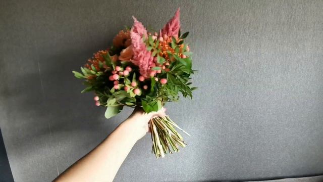 Флористика, Осенний букет в подарок, букет ко дню учителя смотреть онлайн