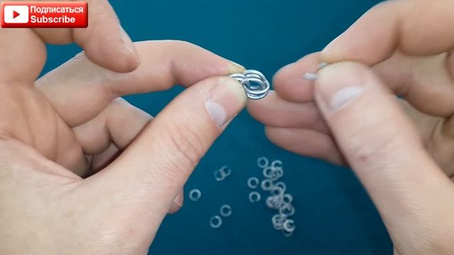 ☆Как сделать: ЦЕПОЧКУ, БРЕЛОК, БРАСЛЕТ из проволоки в домашних условиях. смотреть онлайн
