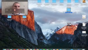 Запись с экрана с веб камерой  без сторонних программ для мак