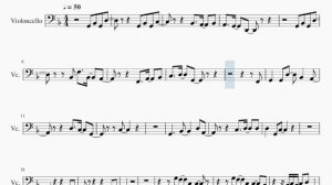 SUPER EASY Cello Sheet Music: How to play True  by Yoari