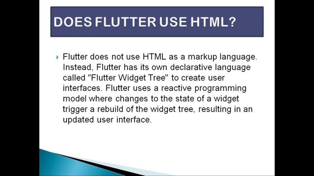 DOES FLUTTER USE HTML | Do I need to learn HTML for Flutter | Flutter tutorial