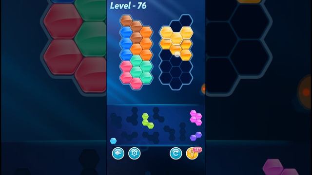 Block Hexa Puzzle Hero Level 76 Walkthrough