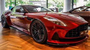 Aston Martin DB12 2024 года — обзор интерьера и экстерьера
