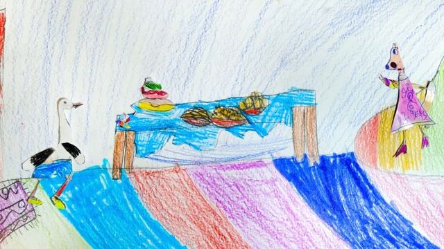 Лиса и Журавль (Алиса Киселёва, 7 лет) смотреть онлайн