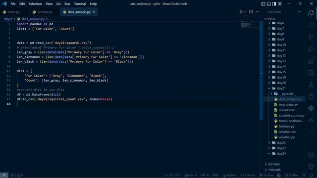 Python Day 21...