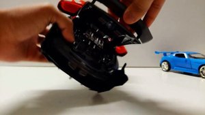 Red Bugatti 1/14 Vs Blue RC Car with Automatic Doors 1/16 | Toy Unbox Toys
