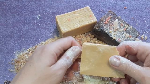 Cutting Old Dry Soap, Vintage / ASMR Soap / Режу старое, очень сухое мыло / АСМР мыло