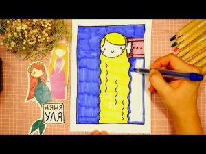 Как рисовать принцессу РАПУНЦЕЛЬ  | Няня Уля - Уроки рисования для детей