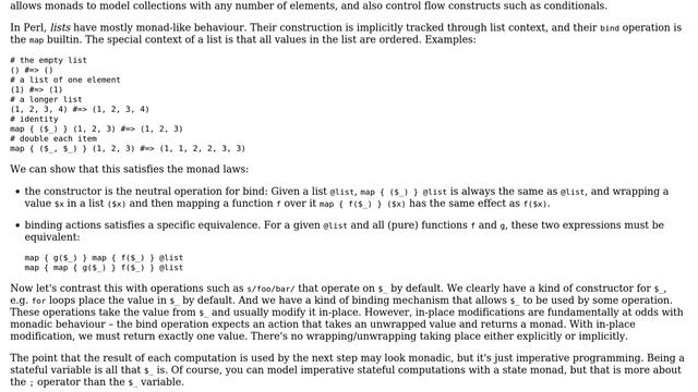 Software Engineering: Is the Perl default variable like an FP monad? (2 Solutions!!) смотреть онлайн