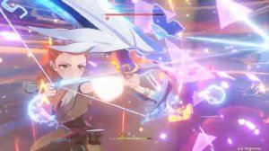 Я прокачал урон Элой на максимум и вот что получилось в #Genshin Impact