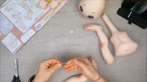 РАСПАКОВКА И ОБЗОР. Набор для шитья куклы «Девочка Элли» от  NOVA SLOBODA