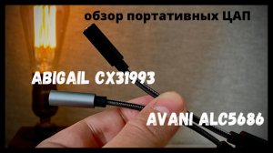 Обзор портативных ЦАП Abigail CX31993 и Avani ALC5686