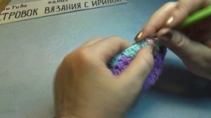 Нежные тапочки-следки крючком_подробный мастер класс #658