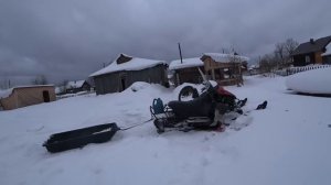 Лёгкий обзор Снегохода Итлан Каюр. Продал ГУСЯНКИ. Распаковка Посылки "Любимый Василёк".